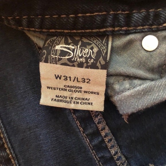 Men’s silver jeans - Picture 3 of 3